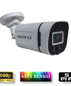 Gece Renkli Gösteren FullHD 5Mp Lensli 4 Ultra Warm Ledli Güvenlik Kamerasi 604W